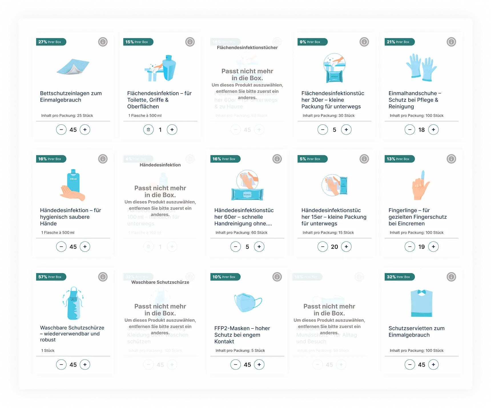 pflegeprodukte konfigurator